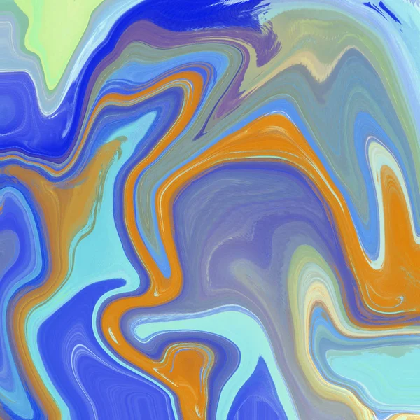 Fondo abstracto líquido con rayas de pintura al óleo — Foto de Stock