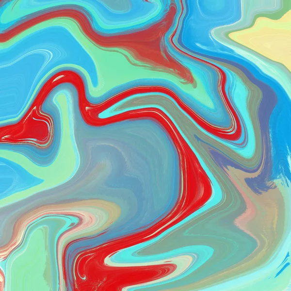 Liquid abstract background with oil painting streaks — Stock Photo, Image