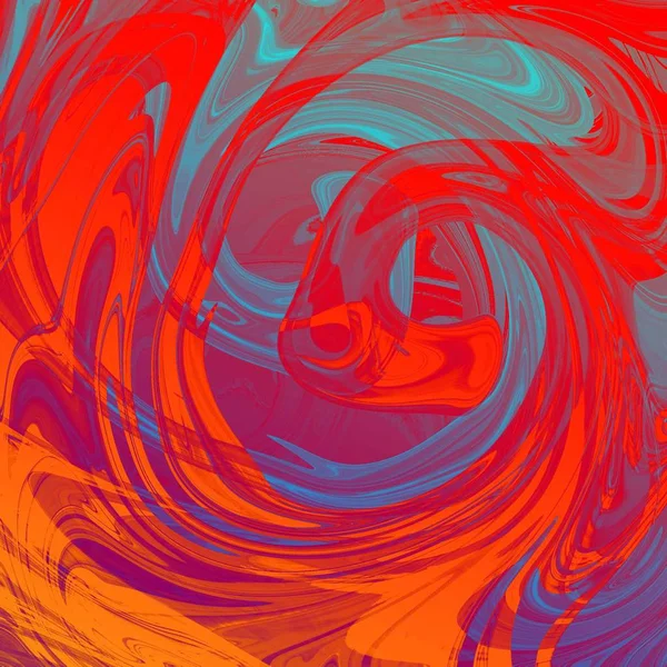 Liquid abstract background with oil painting streaks — Stock Photo, Image