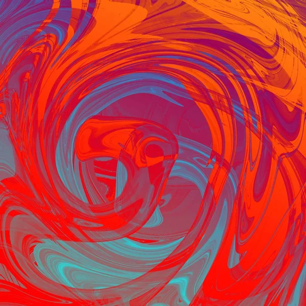 Liquid abstract background with oil painting streaks — Stock Photo, Image