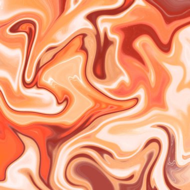 Yağlı boya çizgileri olan sıvı soyut arkaplan