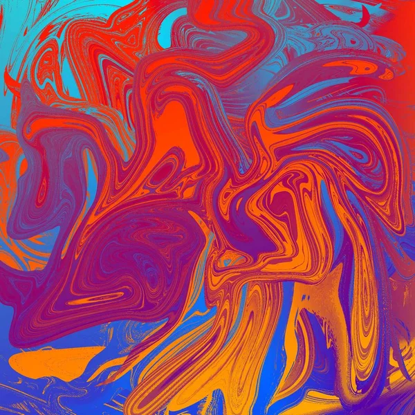 Fondo abstracto líquido con rayas de pintura al óleo —  Fotos de Stock