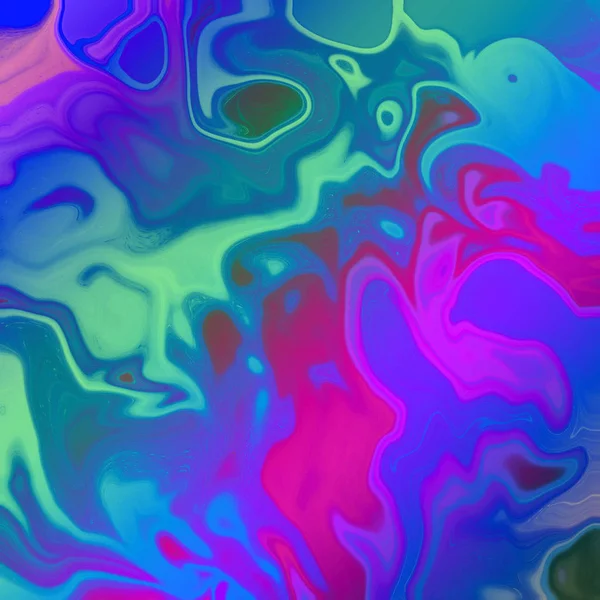 Liquid abstract background with oil painting streaks — Stock Photo, Image