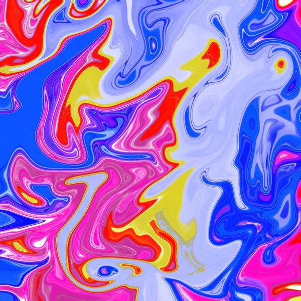 Liquid abstract background with oil painting streaks — Stock Photo, Image