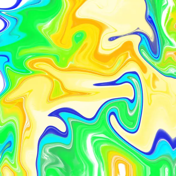 Liquid abstract background with oil painting streaks — Stock Photo, Image