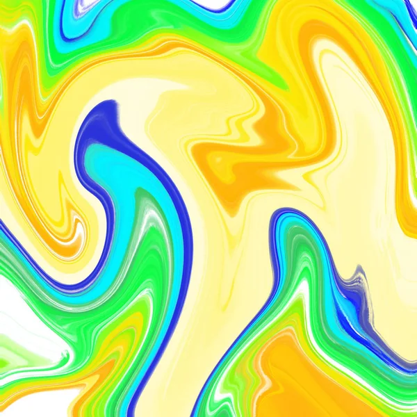 Liquid abstract background with oil painting streaks — Stock Photo, Image