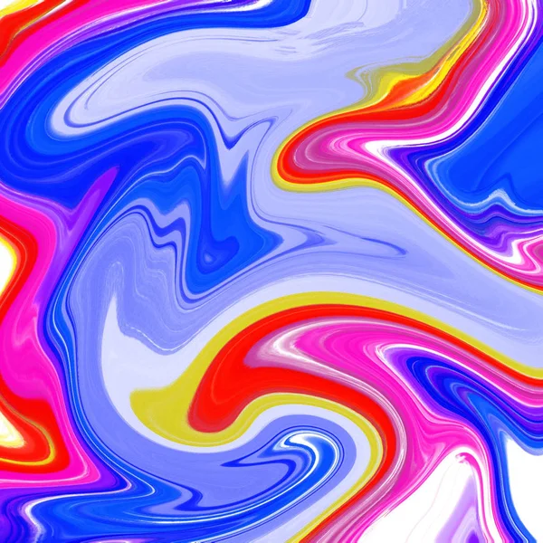 Liquid abstract background with oil painting streaks — Stock Photo, Image