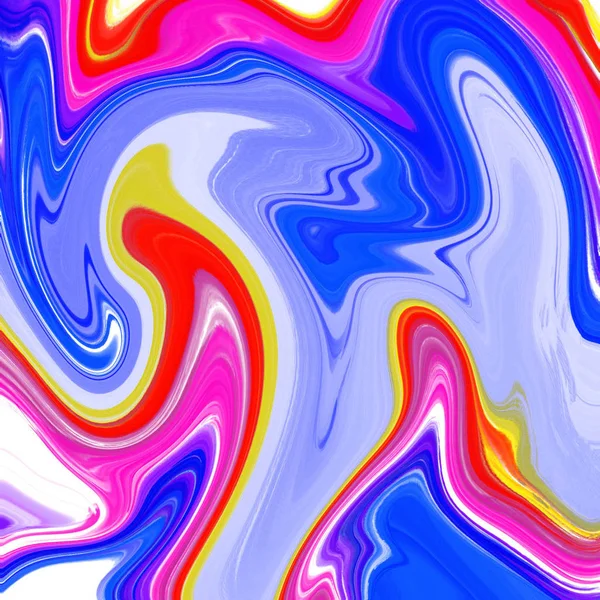 Fondo abstracto líquido con rayas de pintura al óleo — Foto de Stock