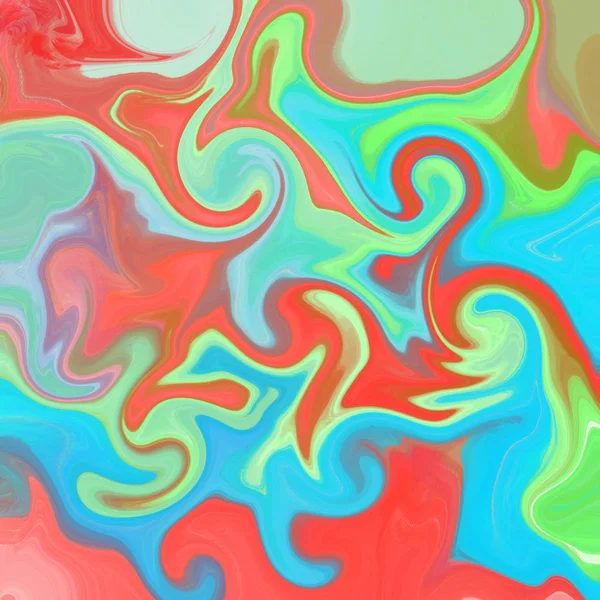 Жидкий абстрактный фон с полосами масляной живописи — стоковое фото