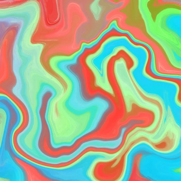 Liquid abstract background with oil painting streaks — Stock Photo, Image