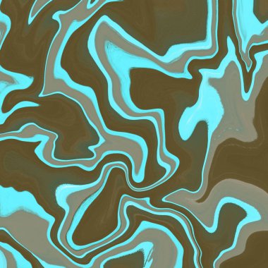 Yağlı boya çizgileri olan sıvı soyut arkaplan