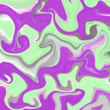 Yağlı boya çizgileri olan sıvı soyut arkaplan