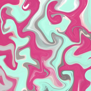 Yağlı boya çizgileri olan sıvı soyut arkaplan