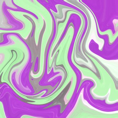 Yağlı boya çizgileri olan sıvı soyut arkaplan