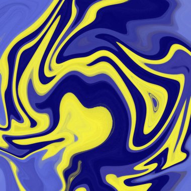 Yağlı boya çizgileri olan sıvı soyut arkaplan