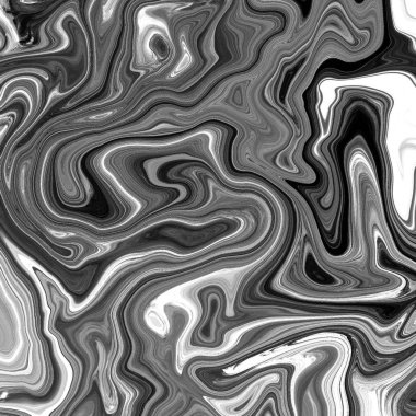 Yağlı boya çizgileri olan sıvı soyut arkaplan