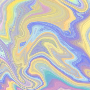 Yağlı boya çizgileri olan sıvı soyut arkaplan