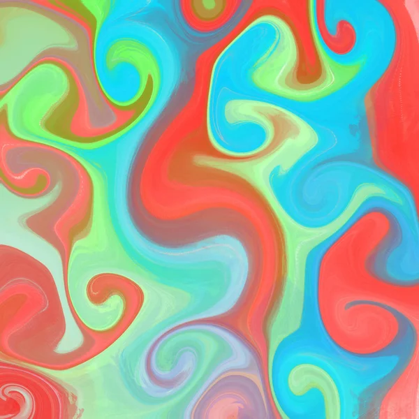 Fondo abstracto líquido con rayas de pintura al óleo — Foto de Stock