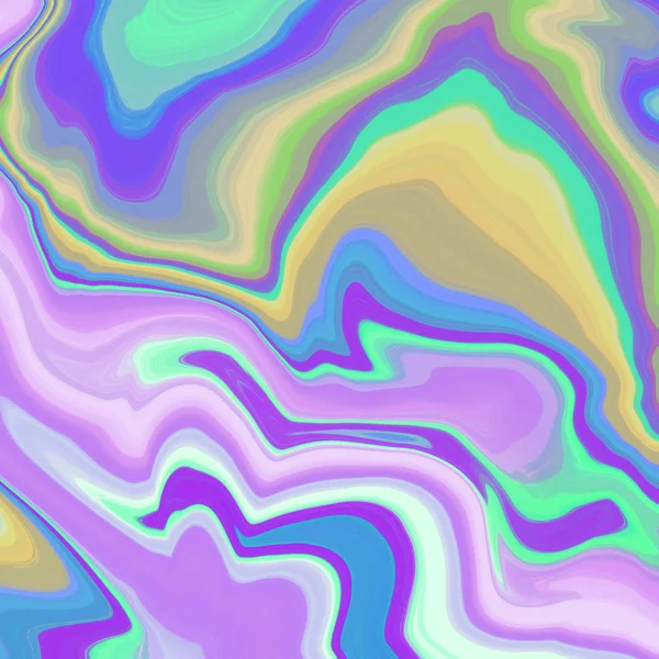 Liquid abstract background with oil painting streaks — Stock Photo, Image