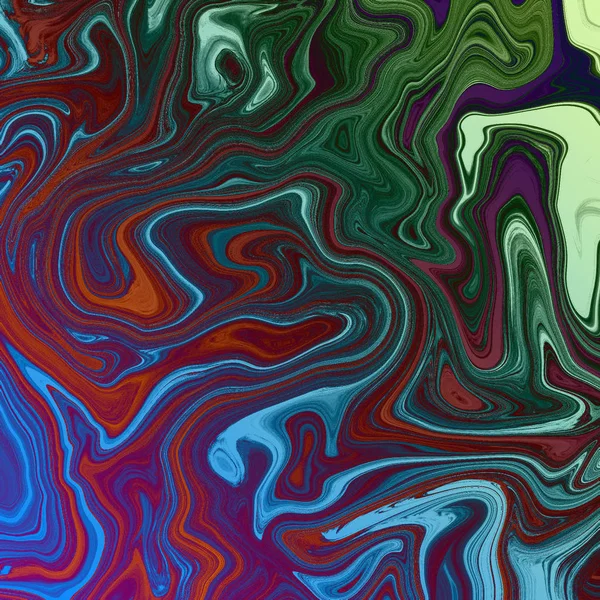 Fondo abstracto líquido con rayas de pintura al óleo —  Fotos de Stock