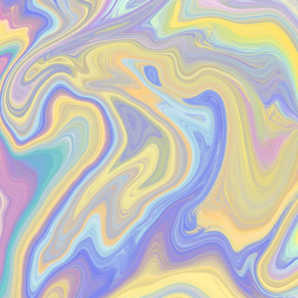 Liquid abstract background with oil painting streaks — Stock Photo, Image