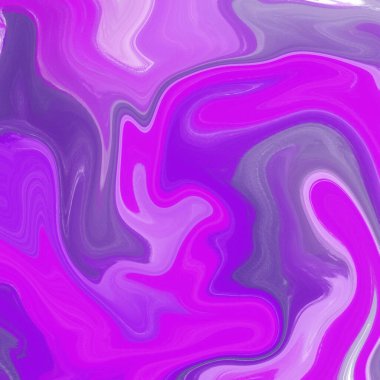 Yağlı boya çizgileri olan sıvı soyut arkaplan