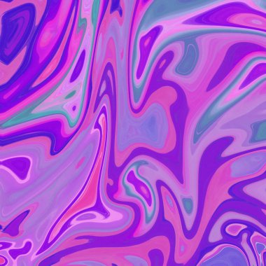 Yağlı boya çizgileri olan sıvı soyut arkaplan