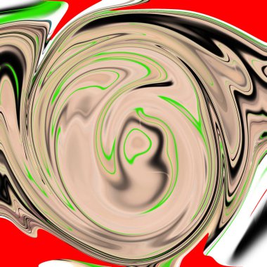 Yağlı boya çizgileri olan sıvı soyut arkaplan