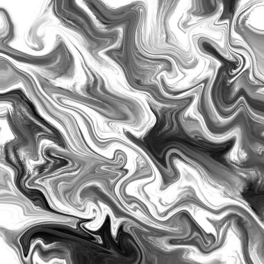 Yağlı boya çizgileri olan sıvı soyut arkaplan