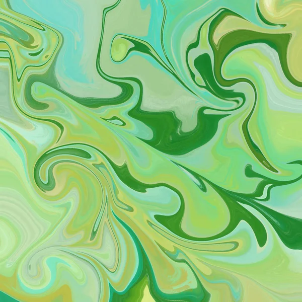 Liquid abstract background with oil painting streaks — Stock Photo, Image