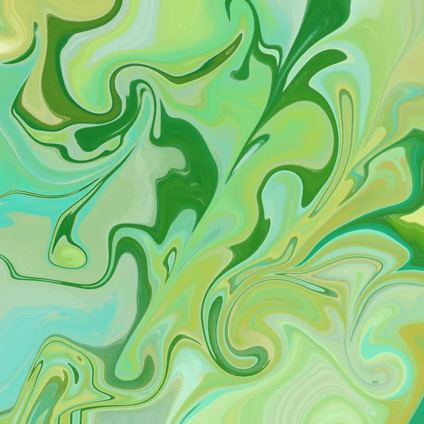 Liquid abstract background with oil painting streaks — Stock Photo, Image