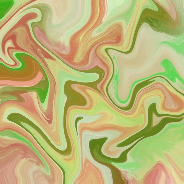 Liquid abstract background with oil painting streaks — Stock Photo, Image