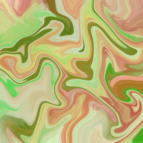 Liquid abstract background with oil painting streaks — Stock Photo, Image