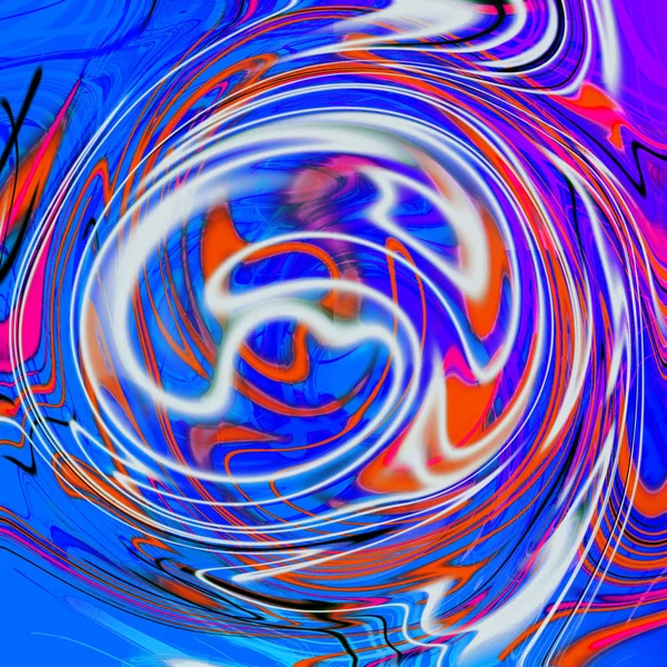 Fondo Abstracto Líquido Con Rayas Pintura Óleo —  Fotos de Stock