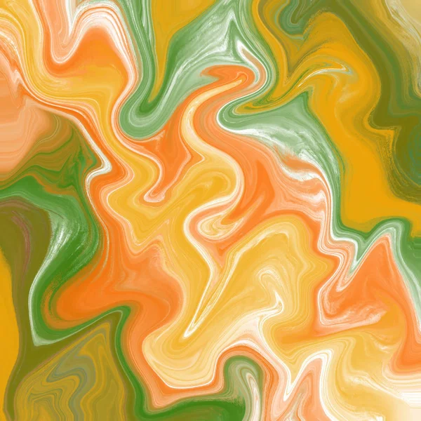 Liquid abstract background with oil painting streaks — Stock Photo, Image