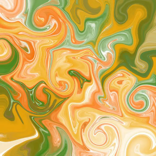 Liquid abstract background with oil painting streaks — Stock Photo, Image