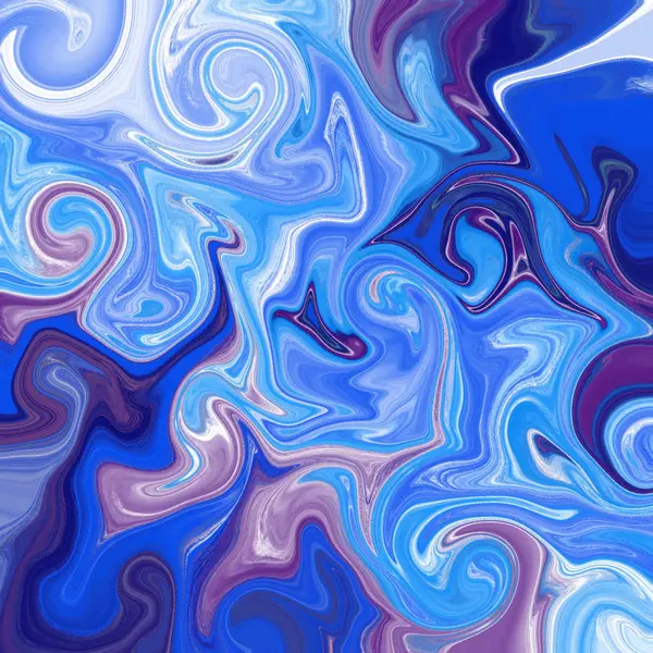 Liquid abstract background with oil painting streaks — Stock Photo, Image