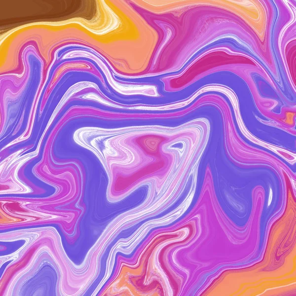 Fondo abstracto líquido con rayas de pintura al óleo — Foto de Stock