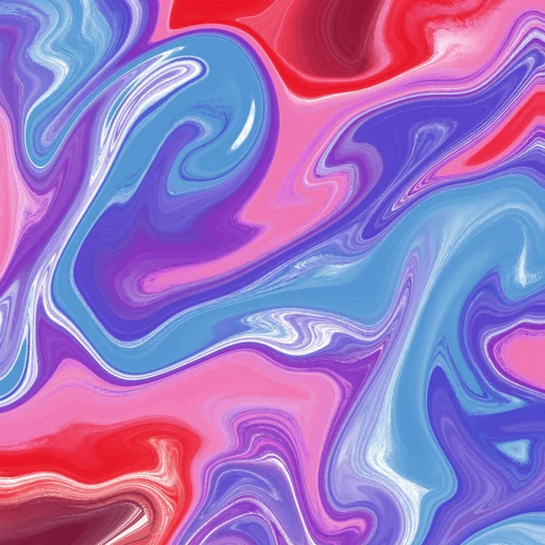 Liquid abstract background with oil painting streaks — Stock Photo, Image