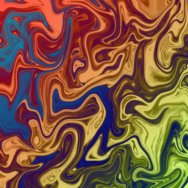 Fondo abstracto líquido con rayas de pintura al óleo —  Fotos de Stock