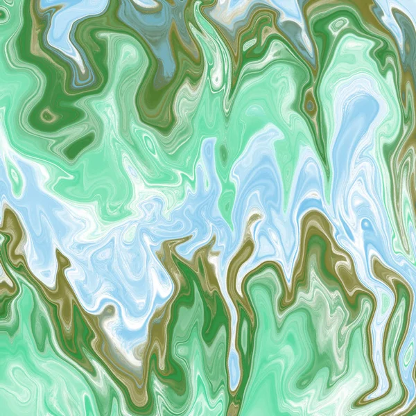 Liquid abstract background with oil painting streaks — Stock Photo, Image