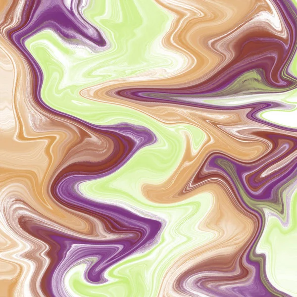 Liquid abstract background with oil painting streaks — Stock Photo, Image