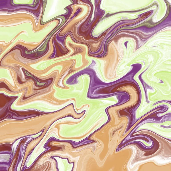 Yağlı boya çizgileri olan sıvı soyut arkaplan — Stok fotoğraf