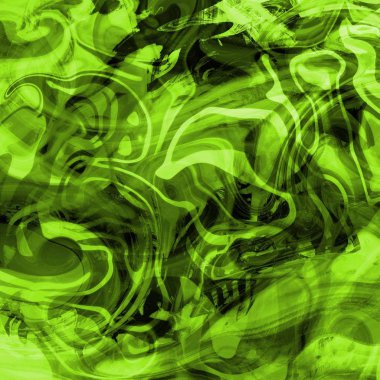 Yağlı boya çizgileri olan sıvı soyut arkaplan