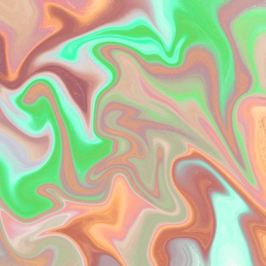 Yağlı boya çizgileri olan sıvı soyut arkaplan