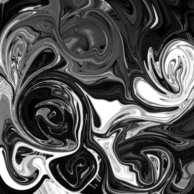 Yağlı boya çizgileri olan sıvı soyut arkaplan