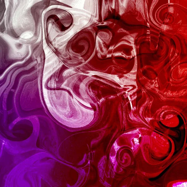 Liquid abstract background with oil painting streaks — Stock Photo, Image