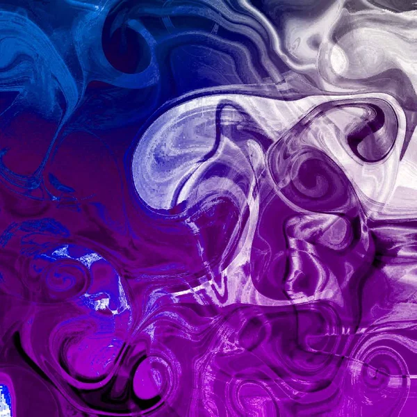 Liquid abstract background with oil painting streaks — Stock Photo, Image