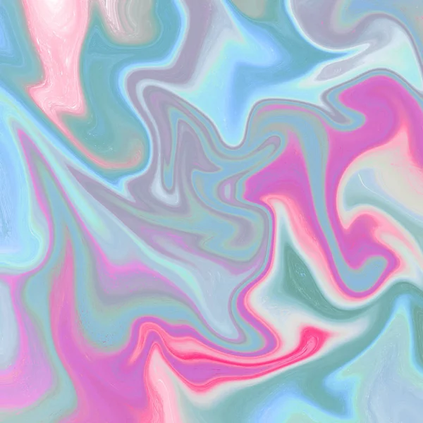 Liquid abstract background with oil painting streaks — Stock Photo, Image