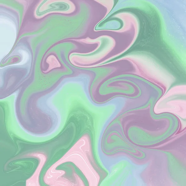 Liquid abstract background with oil painting streaks — Stock Photo, Image